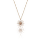 Einzelstück Gänseblümchen Kette - Roségold