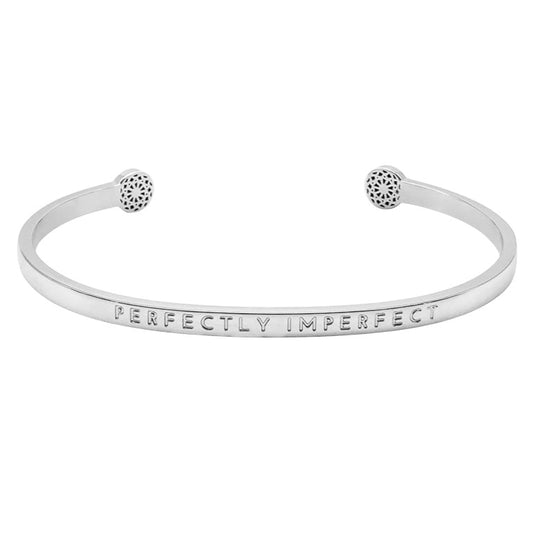 Simple Pledge "Perfectly Imperfect" Armreif - Silber - Blind