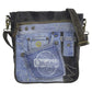 Sunsa Damen Messenger Tasche - blau