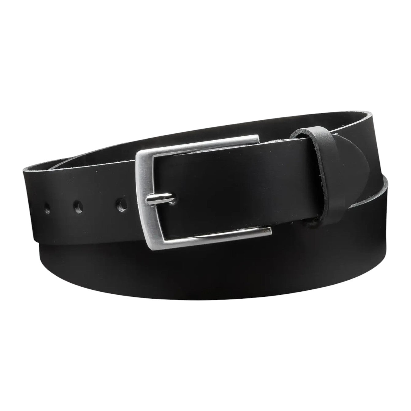 Vascavi Leder Gürtel Schwarz 125cm