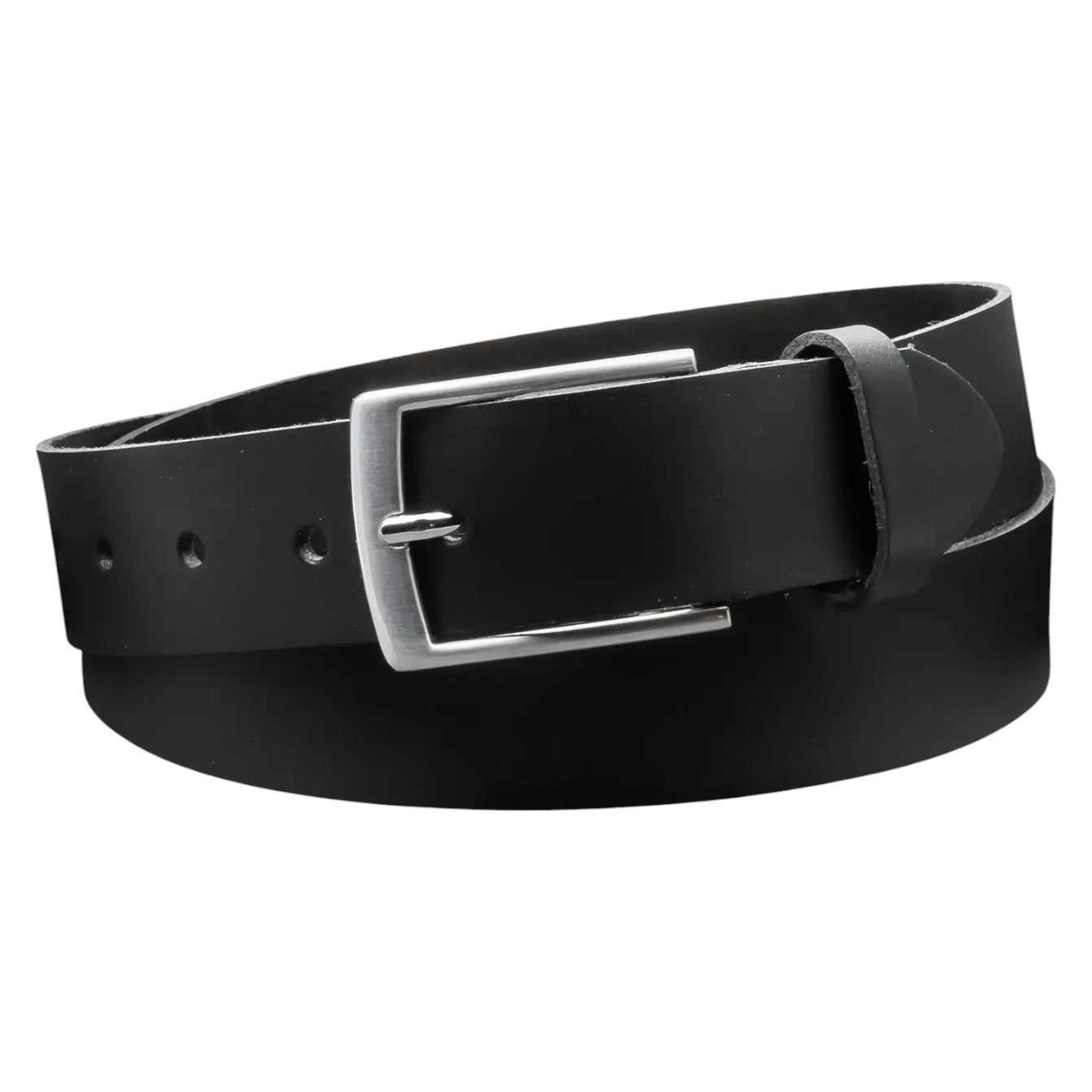 Vascavi Leder Gürtel Schwarz 80cm