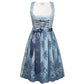 Midi Dirndl Cloé – in blau - Gr.44