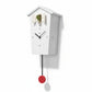 KOOKOO Birdhouse Kuckucksuhr – Modernes Design, Weiß