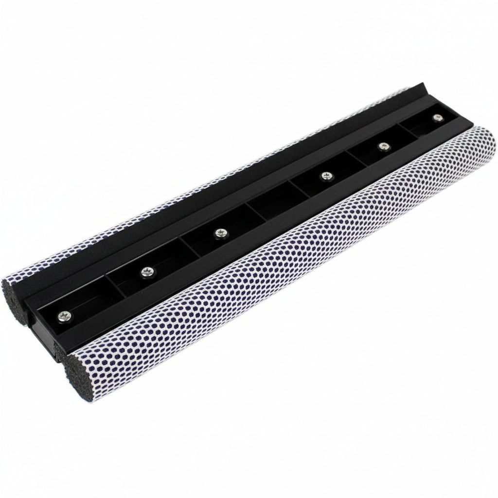 Pullach Hof Fensterwischer 2-in-1 mit Schwamm & Abziehlippe – 37 cm