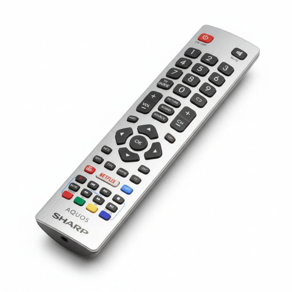 SHARP SHW/RMC/0115 Fernbedienung für Aquos UHD 4K TV