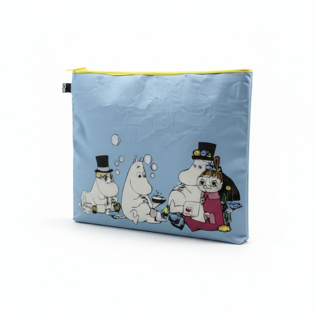 MOOMIN Family Einkaufstasche und kleine Zubehörtasche