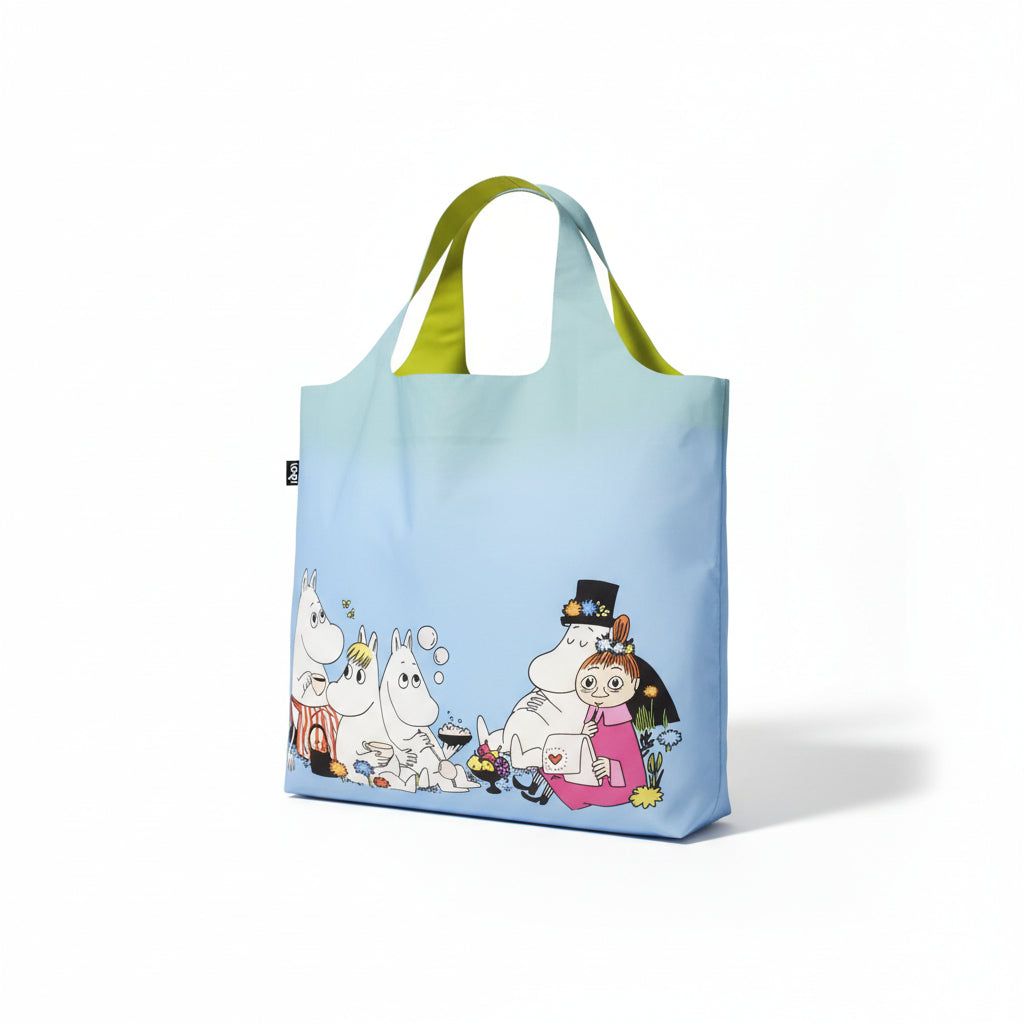 MOOMIN Family Einkaufstasche und kleine Zubehörtasche