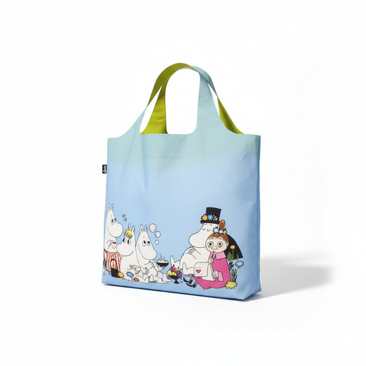 MOOMIN Family Einkaufstasche und kleine Zubehörtasche