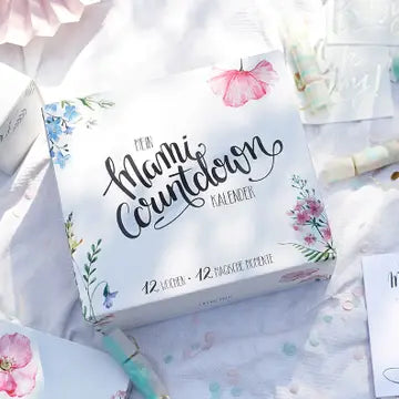Mami Countdown Kalender - Geschenkset für werdende Mamas