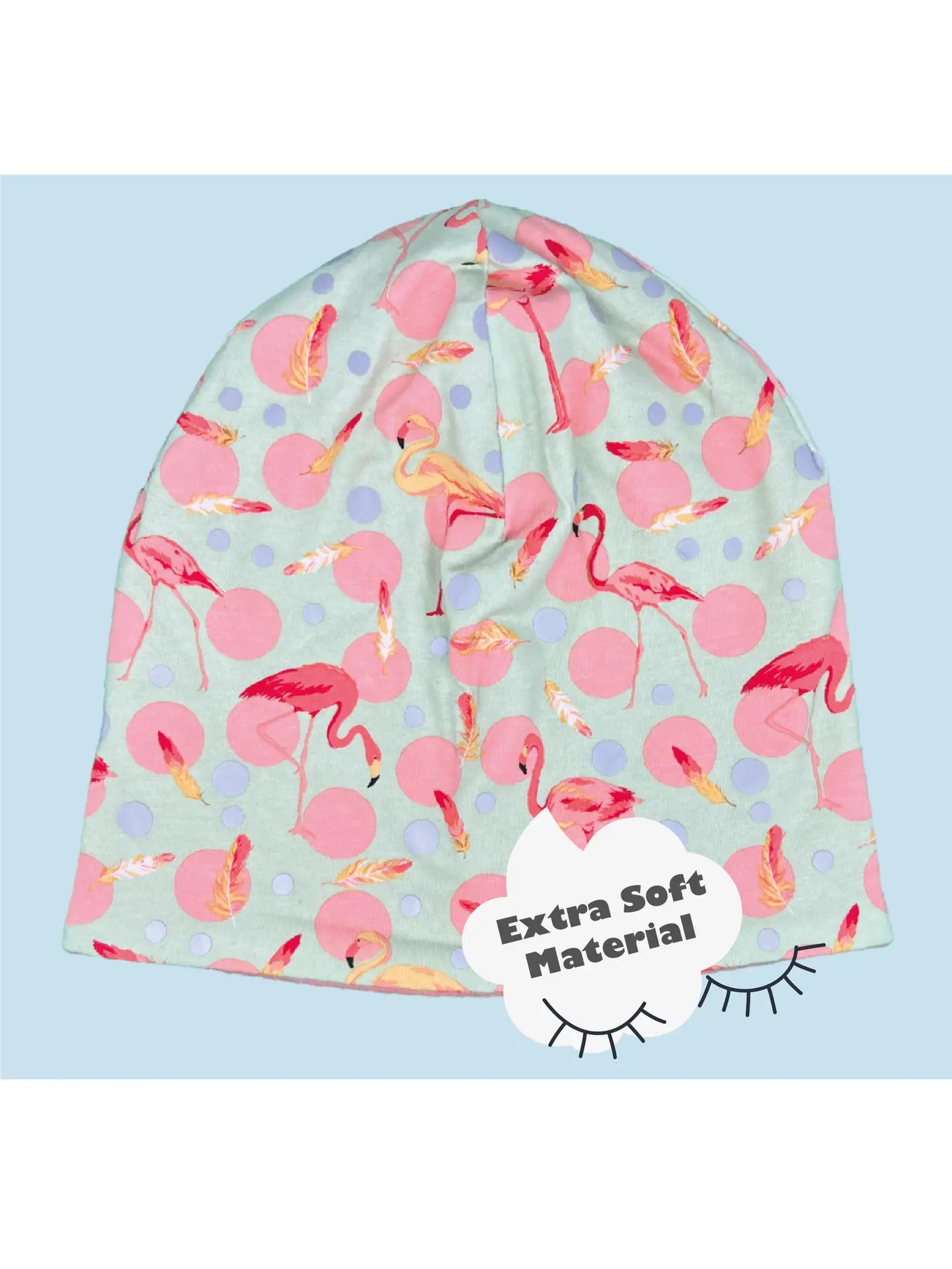 HECKBO Reflektor Mütze & Loop Schal - Flamingo - mit Vlies