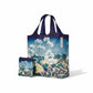 LOQI Einkaufstasche Hokusai Mt. Fuji 50x42 cm – faltbar, 20 kg, OEKO-TEX