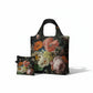 LOQI Einkaufstasche Still Life with Flowers – recyceltes Taft, 50x42 cm, 20 kg tragbar