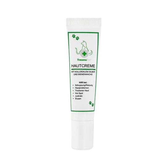 TraumaPet Hautcreme mit kolloidalem Silber & Bienenwachs für Tiere, 15 ml