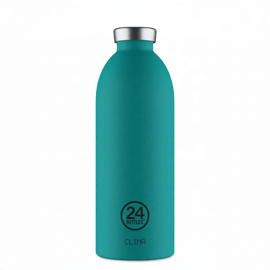 whb-superb 24Bottles Clima Isolierflasche 850ml aus Edelstahl in Stone Atlantic Bay mit mattem Finish