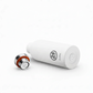 whb-superb 24Bottles Clima Thermosflasche 500ml in Ice White aus Edelstahl mit abgenommenem Deckel
