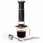 whb-superb AeroPress Premium Kaffeepresse aus Borosilikatglas und Edelstahl in Schwarz mit Zubehör