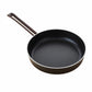 whb-superb Alessi edo Bratpfanne aus Aluminium mit braunem Edelstahlgriff und schwarzer Antihaftbeschichtung