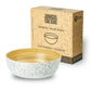 whb-superb Servierschüssel aus Bambus mit Terrazzo-Muster, 18 cm, ideal für Salate und Snacks