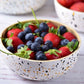 whb-superb Servierschüssel aus Bambus mit Terrazzo-Design, gefüllt mit Erdbeeren und Blaubeeren