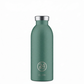 whb-superb 24BOTTLES Clima Trinkflasche in Moss Green aus Edelstahl mit doppelwandiger Isolierung