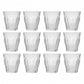 whb-superb Duralex Picardie Espresso-Gläser aus gehärtetem Glas, 12er Set, 90ml, transparent und stapelbar