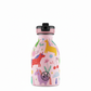 whb-superb 24BOTTLES Kinder-Trinkflasche aus Edelstahl in Magic Friends Stone mit buntem Einhorn-Motiv und Strohhalm