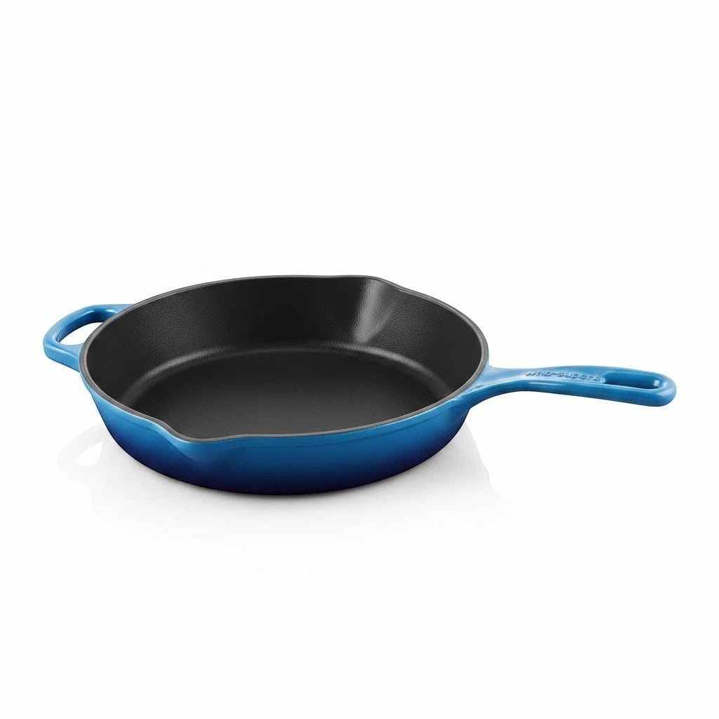 whb-superb Gusseisen-Bratpfanne 26 cm in Azure mit Antihaftbeschichtung, ideal für Induktion