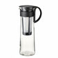 whb-superb HARIO Cold Brew Kaffeekanne aus Glas mit schwarzem Filter und Griff, 1000 ml Fassungsvermögen