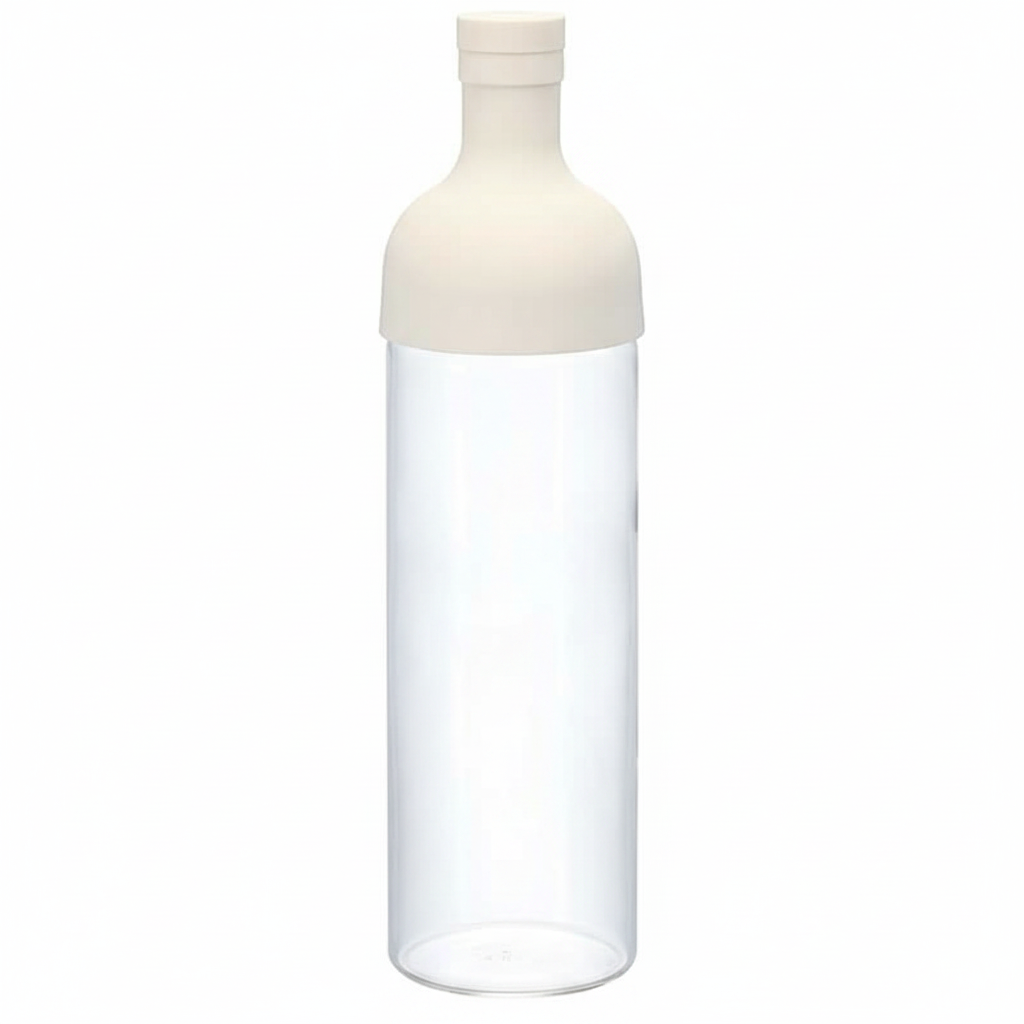 whb-superb Hario Kaltbrau-Teeflasche in Weiß mit 750ml Fassungsvermögen und integriertem Filter für kalte Getränke