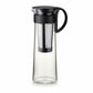 whb-superb Hario Mizudashi Cold Brew Kaffeekanne aus Glas mit schwarzem Filter und Griff für 600 ml Kaffee