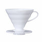 Weißer HARIO V60 Kaffeefilter aus Polypropylen Größe 02 für 1-4 Tassen von whb-superb