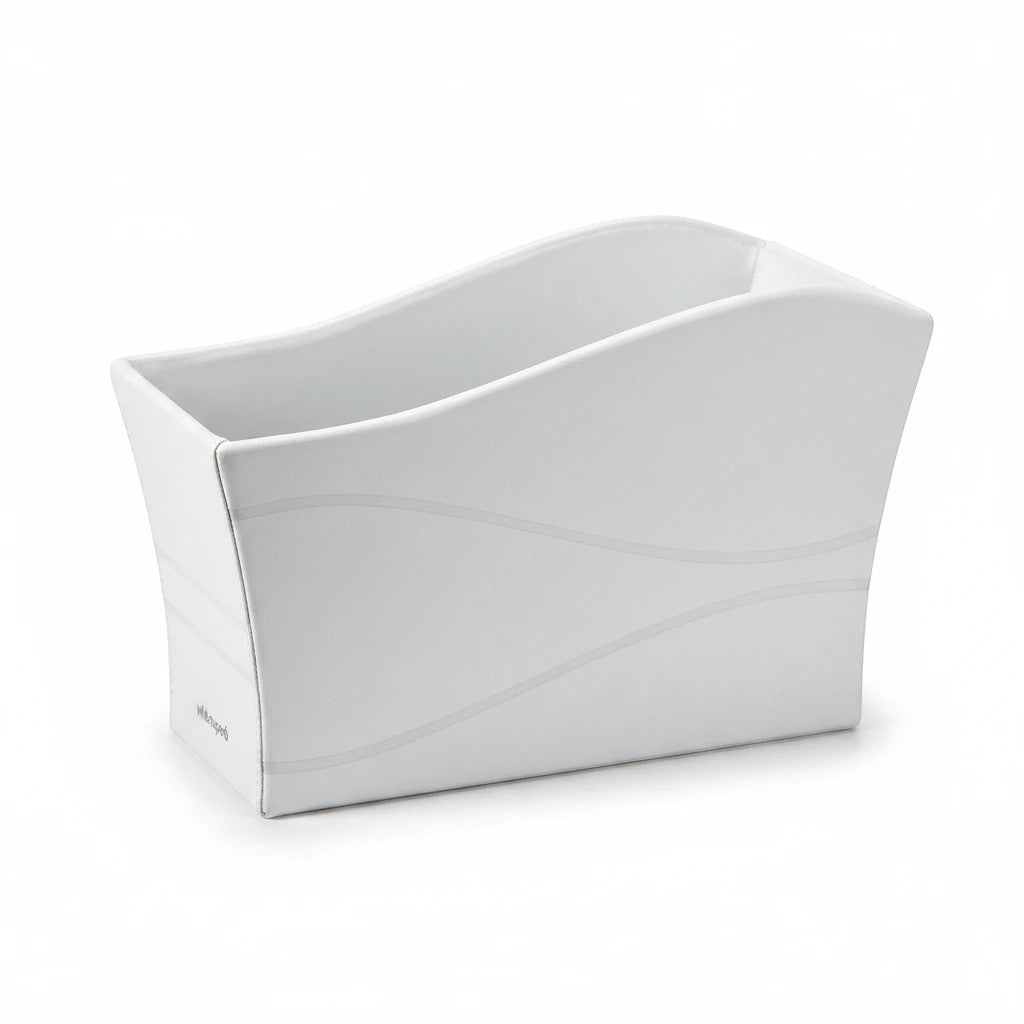 Weiße Hario V60 Papierablage aus Keramik von whb-superb zur stilvollen Aufbewahrung von Kaffeefiltern