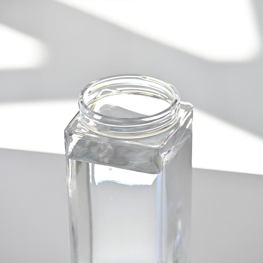 HARIO Kaltbrüh Teeflasche mit Filter 1200 ml Weiß, klare Glasflasche mit Schraubverschluss für Cold Brew Tee