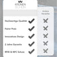whb-superb Kronenschein Slim Wallet mit Münzfach & RFID Schutz Schwarz-Orange, hochwertige Qualität, fairer Preis, innovatives Design, 2 Jahre Garantie, RFID & NFC Schutz