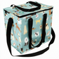 whb-superb Rex London Kühltasche mit buntem Hunde-Muster auf hellblauem Hintergrund, isolierte Snacktasche