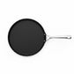 whb-superb LE CREUSET Aluminium-Antihaft Crêpespfanne 28 cm in Anthrazit mit Induktionsboden und Stielgriff