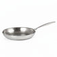 whb-superb LE CREUSET 3-ply PLUS Edelstahlpfanne 30 cm, unbeschichtet und hochglanzpoliert für alle Herdarten
