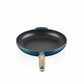 Le Creuset Signature Gusseisen Bratpfanne 28 cm in Deep Teal mit Holzgriff von whb-superb