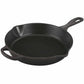 whb-superb Le Creuset Gusseisen Bratpfanne 26 cm in Schwarz matt, emailliert und induktionsgeeignet.