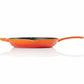 whb-superb Le Creuset Gusseisen-Grillpfanne in Ofenrot, quadratisch, 26 cm, für Induktion und Backofen geeignet.