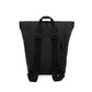 whb-superb Lefrik Rolle Mini Rucksack in Schwarz mit verstellbaren Schultergurten und praktischer Rückentasche