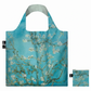 whb-superb LOQI Museum Stofftasche in Blau mit Van Gogh Mandelblüten Motiv aus recyceltem Taft
