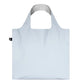 whb-superb LOQI Tragetasche in reflektierendem Silber aus wasserfestem Polyester mit praktischen Tragegriffen