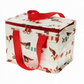 whb-superb Rex London Lunchtasche mit Dackel-Motiv, isolierte Snacktasche aus recyceltem Material mit roten Griffen