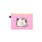 whb-superb Moomin Kosmetiktasche in Rosa mit Blumenmuster und Reißverschluss aus recyceltem Material