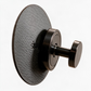 whb-superb silwy Magnet-Haken SPOT in Schwarz mit 3M Metall-Pad zur flexiblen Befestigung ohne Bohren