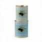 whb-superb Rex London Vorratsdosen-Set aus Metall im hellblauen Retro-Design mit Oliven-Motiv