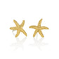 Namana Goldene Seestern-Ohrstecker