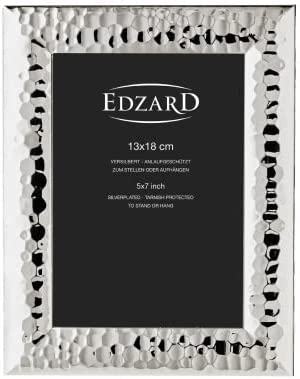 Edzard 2er Set Fotorahmen Gubbio 13x18cm - Versilbert & Anlaufschutz