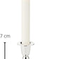 Edzard Kerzenständer Perla (2er Set) versilbert, H 7 cm